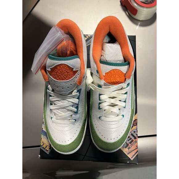 Titan Nike Wmns Air Jordan 2 Retro Low DV6206 183 Size 8.5 US Women | New | Good - Picture 3 of 9